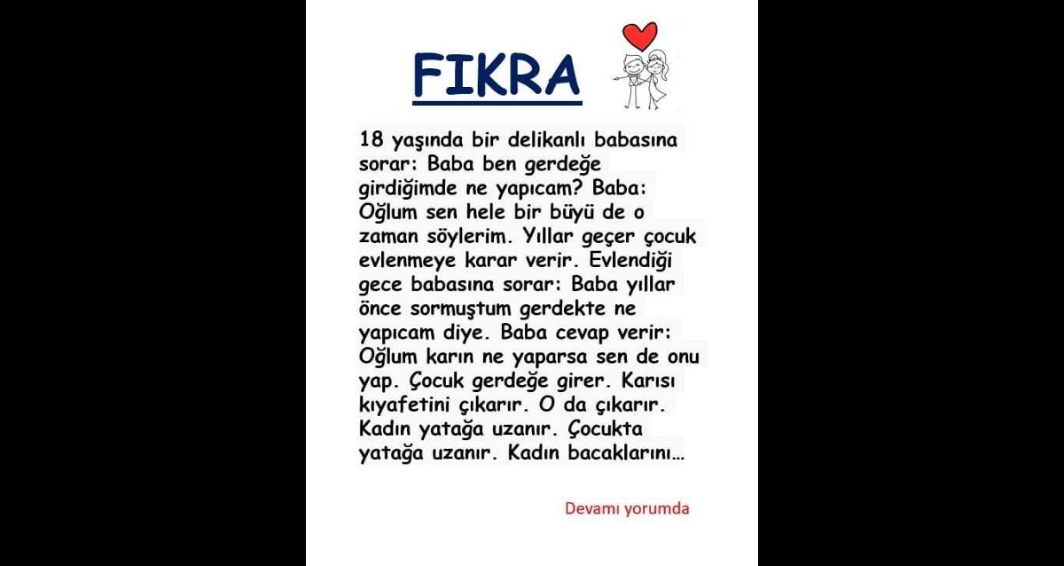 18 yaşından küçükler okumasın ? DEVAMI Y.ORUMDA
